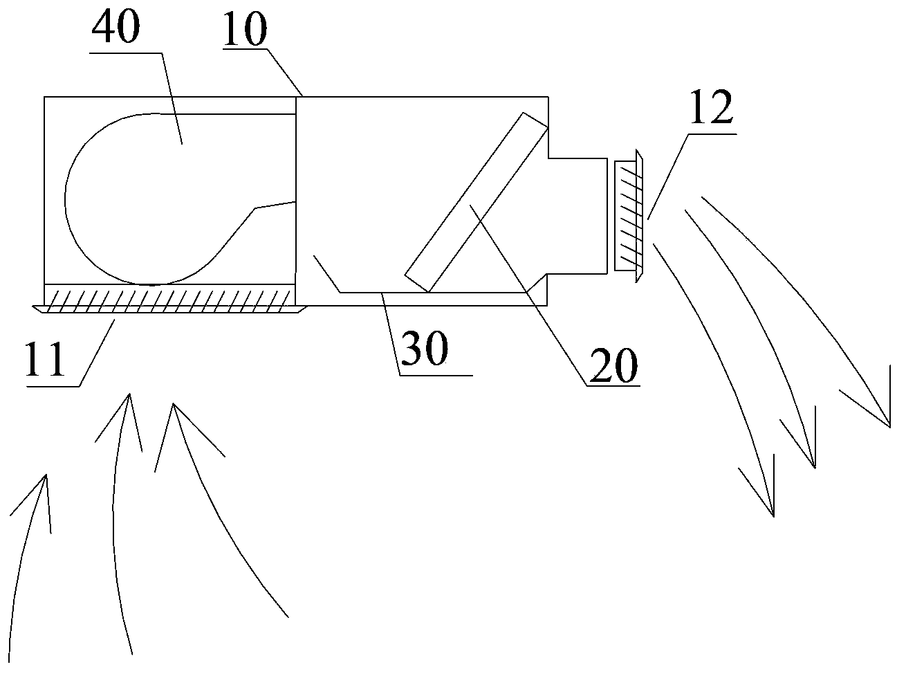 Air pipe indoor machine