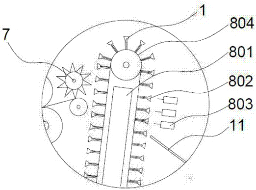 Metal magnetic line marker manufacture device for needlefish