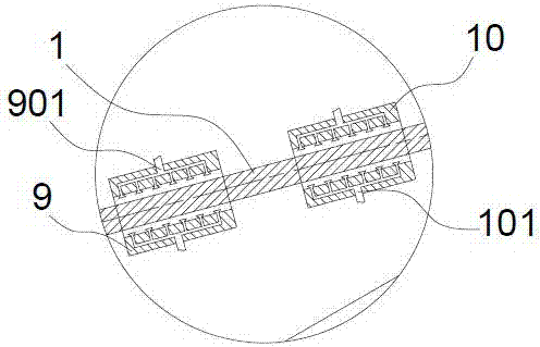 Metal magnetic line marker manufacture device for needlefish