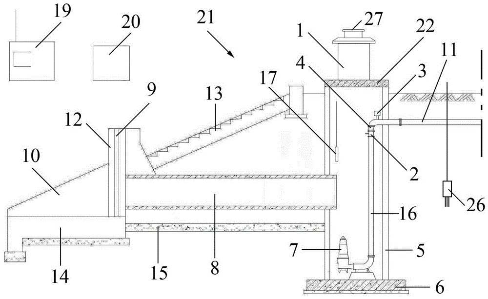 Farmland surface water management and control system and manufacturing method, and farmland surface water management and control drainage and irrigation method