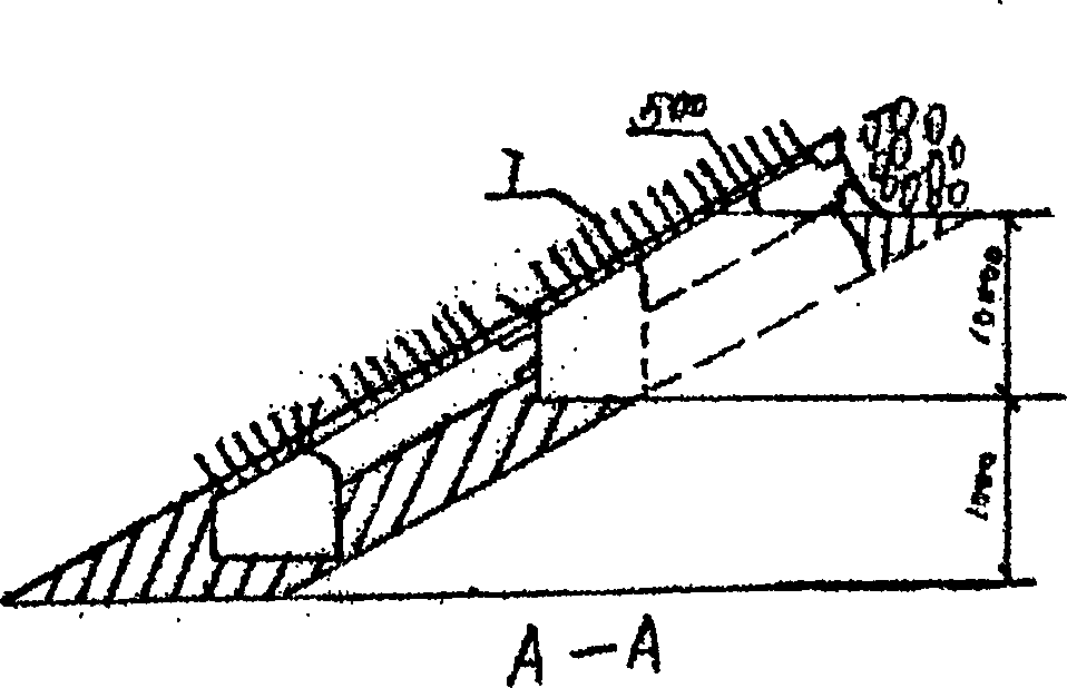 Roof bolt protection and sectioned empty field method for phosphorate rock mining