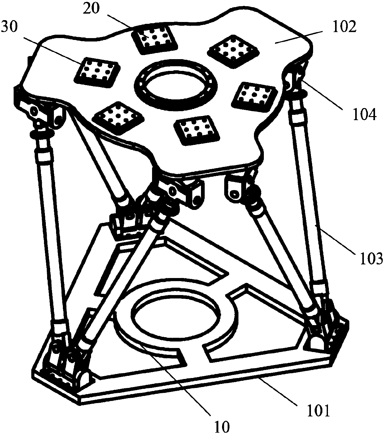 Offshore wind power operation device and balancing device thereof