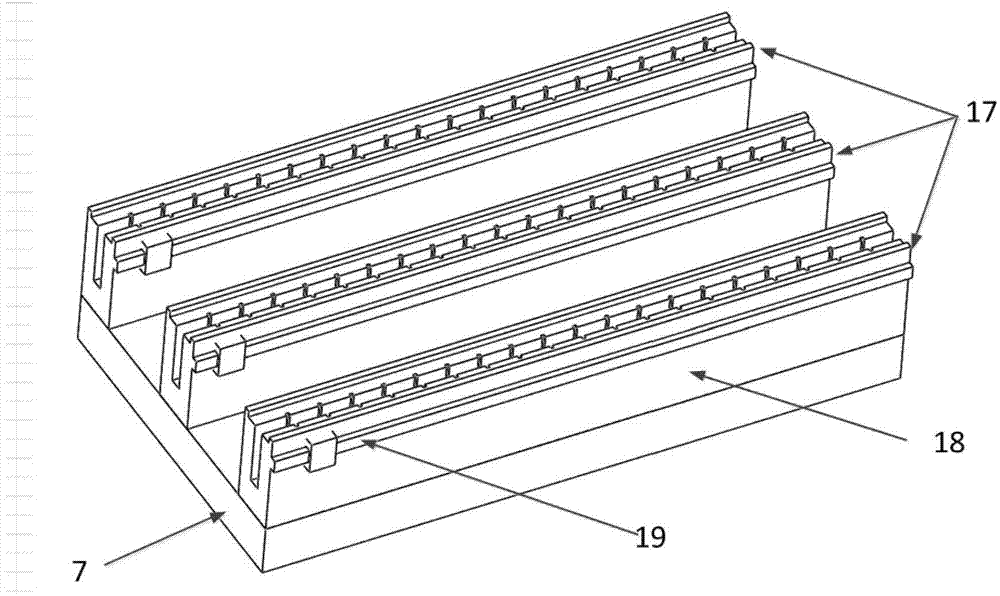 Five-axis linkage loading test device and loading test method for machine tool