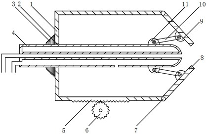 A hood-sealed waterproof pitot tube