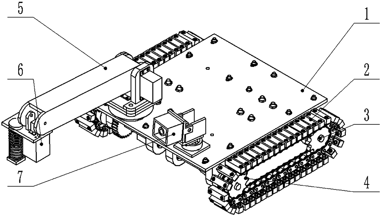 Steel structure bolt loosening detection robot