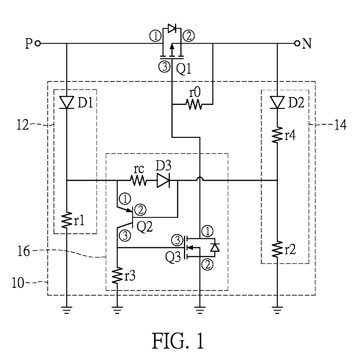 One-way conduction device