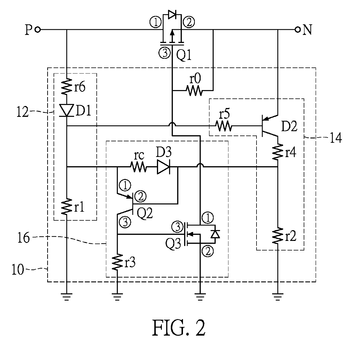 One-way conduction device