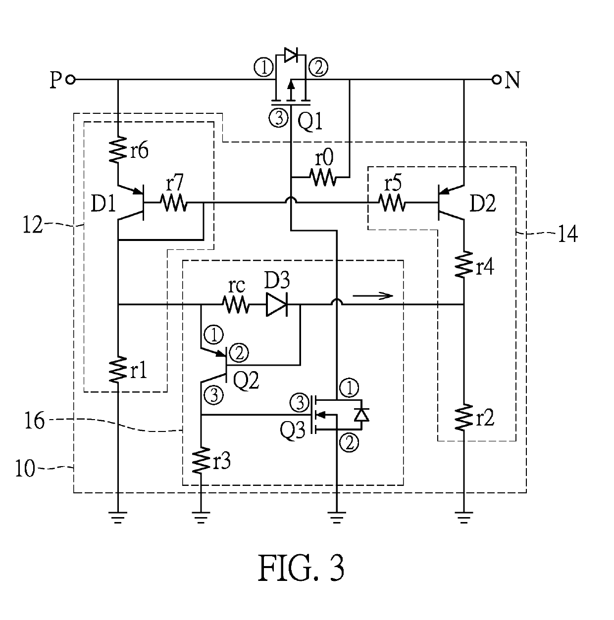 One-way conduction device