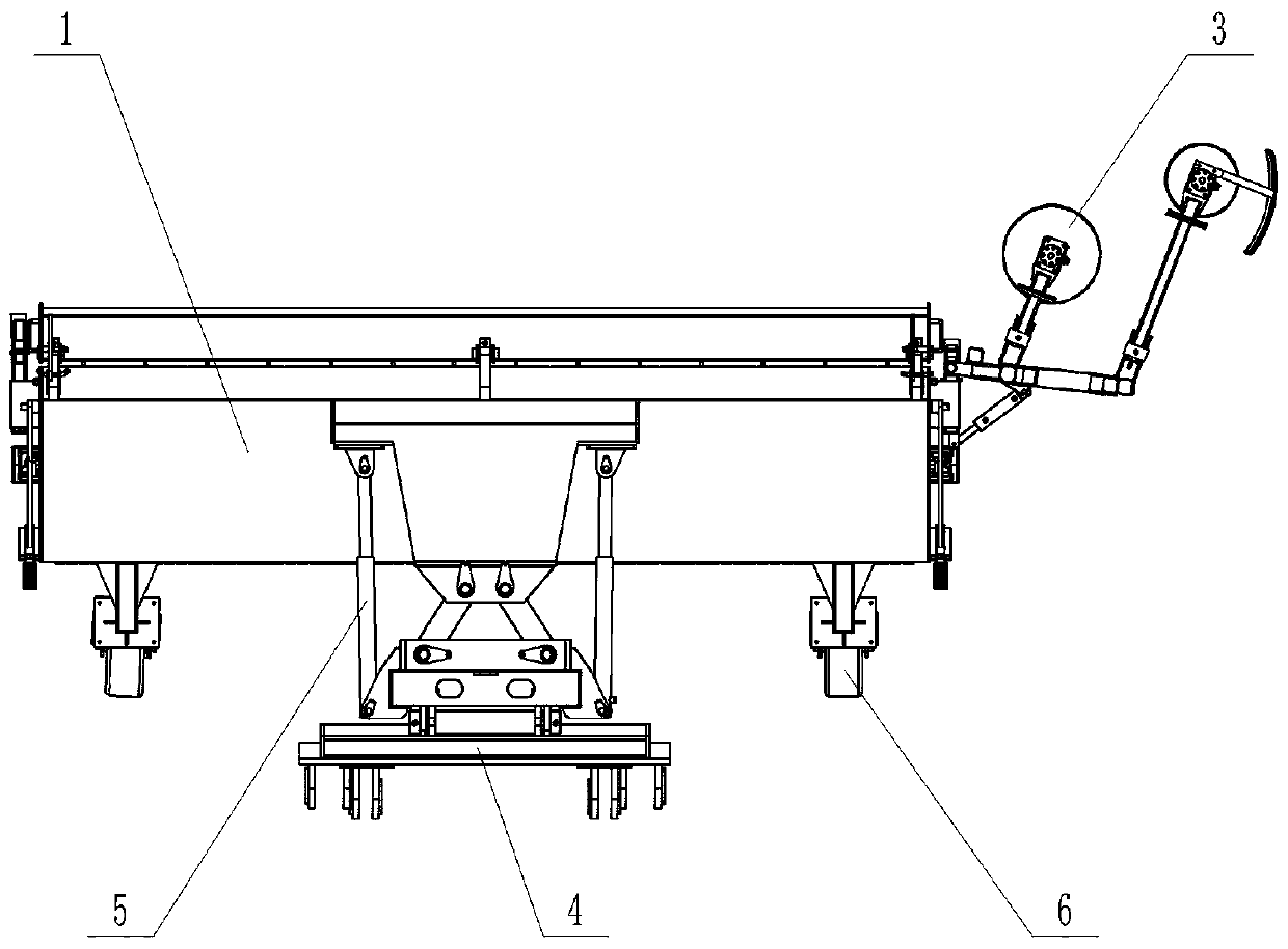 Snow removal rolling brush assembly