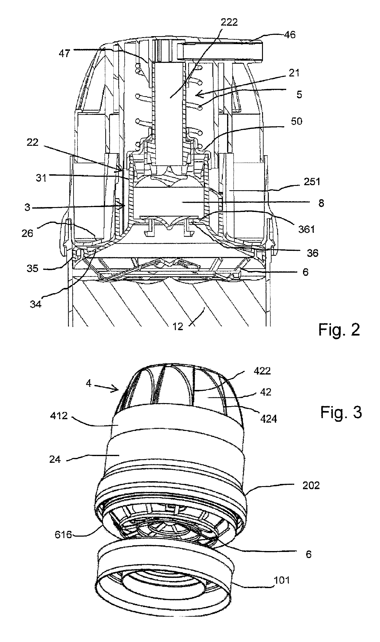 Airless pump dispensers