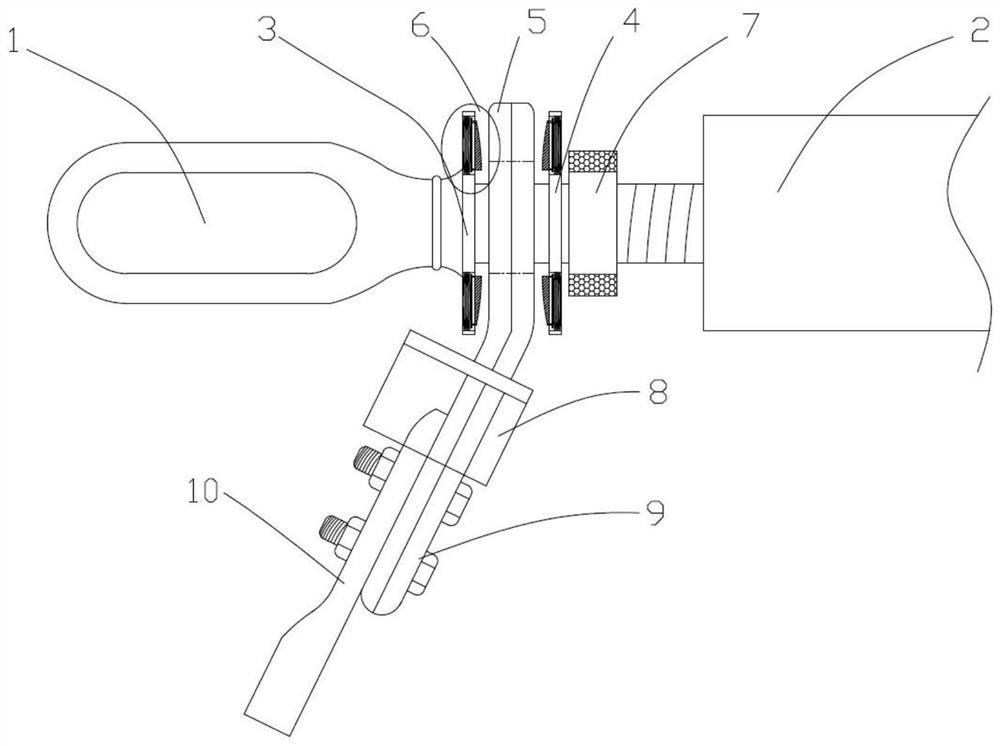 A hydraulic tension clamp