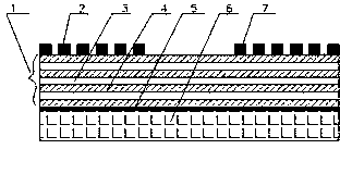 Surface plasmon imaging photoetching structure