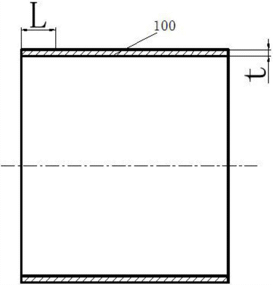 Method for synchronously forming backing ring of plate heat exchanger through constrained tube axial compression