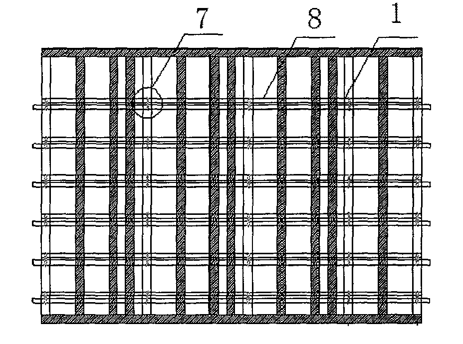 Construction method for mounting deformation joint template at double walls