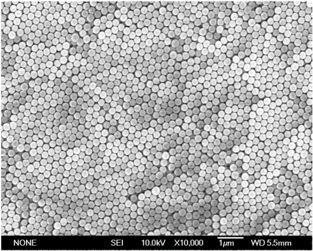 Surface-modified heterogeneous knot titanium dioxide photonic crystal catalyst and preparation thereof