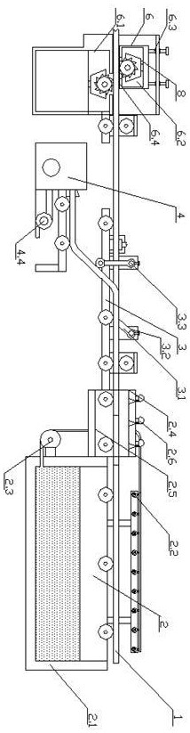 A slotting, punching and cutting equipment for thermal insulation foam board