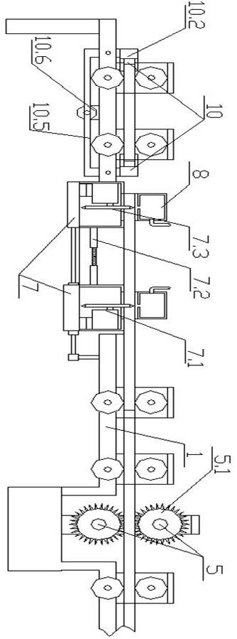 A slotting, punching and cutting equipment for thermal insulation foam board