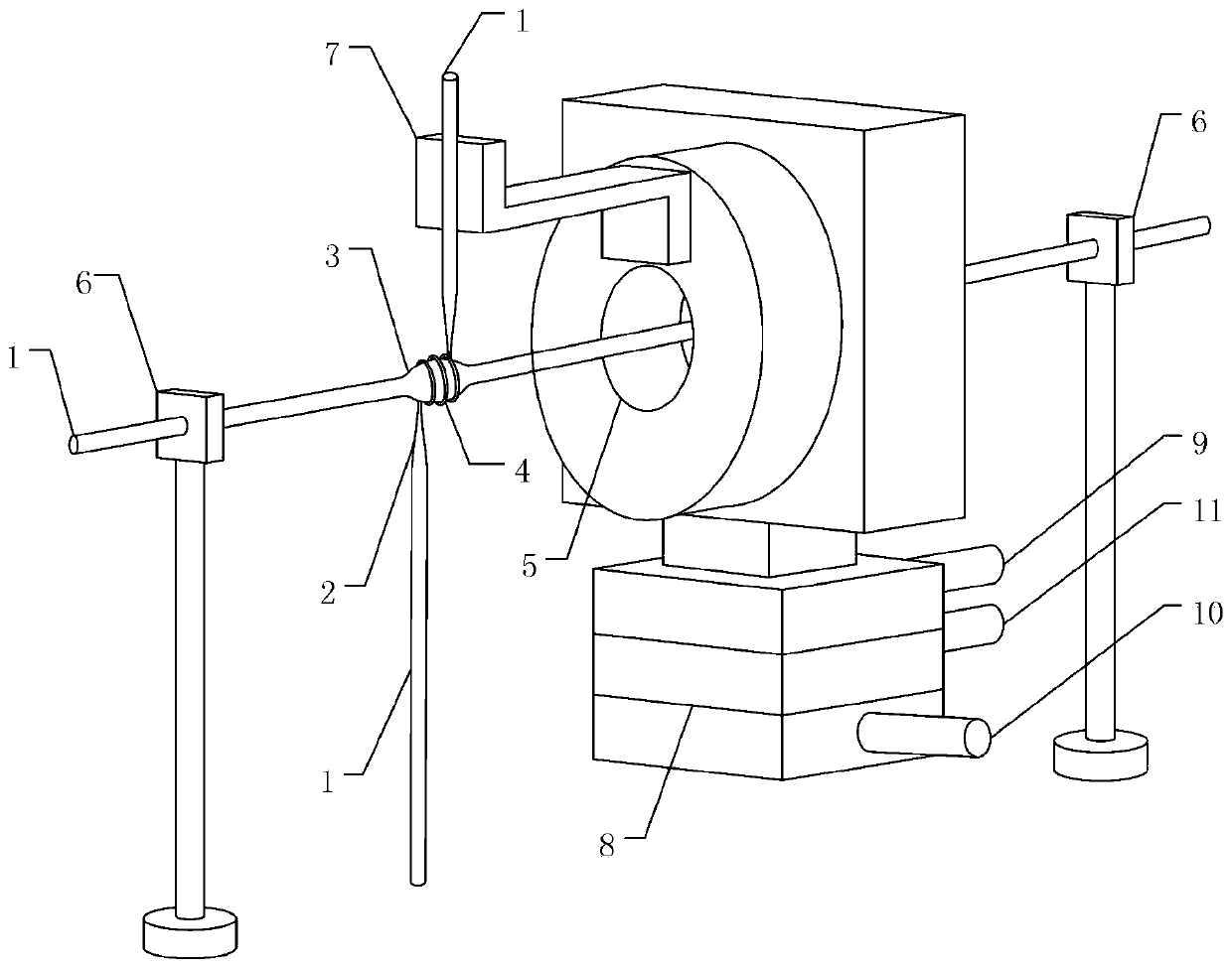 A ring-bottle resonator based on micro-nano fiber and bottle-shaped micro-resonator and its preparation method