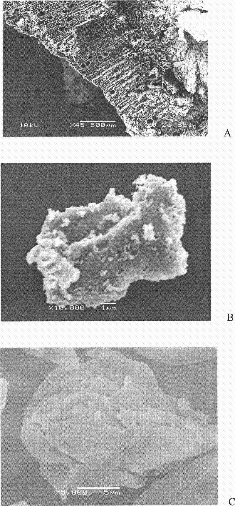 Micropore ligno-cellulose ultramicro powder, as well as preparation method and application thereof