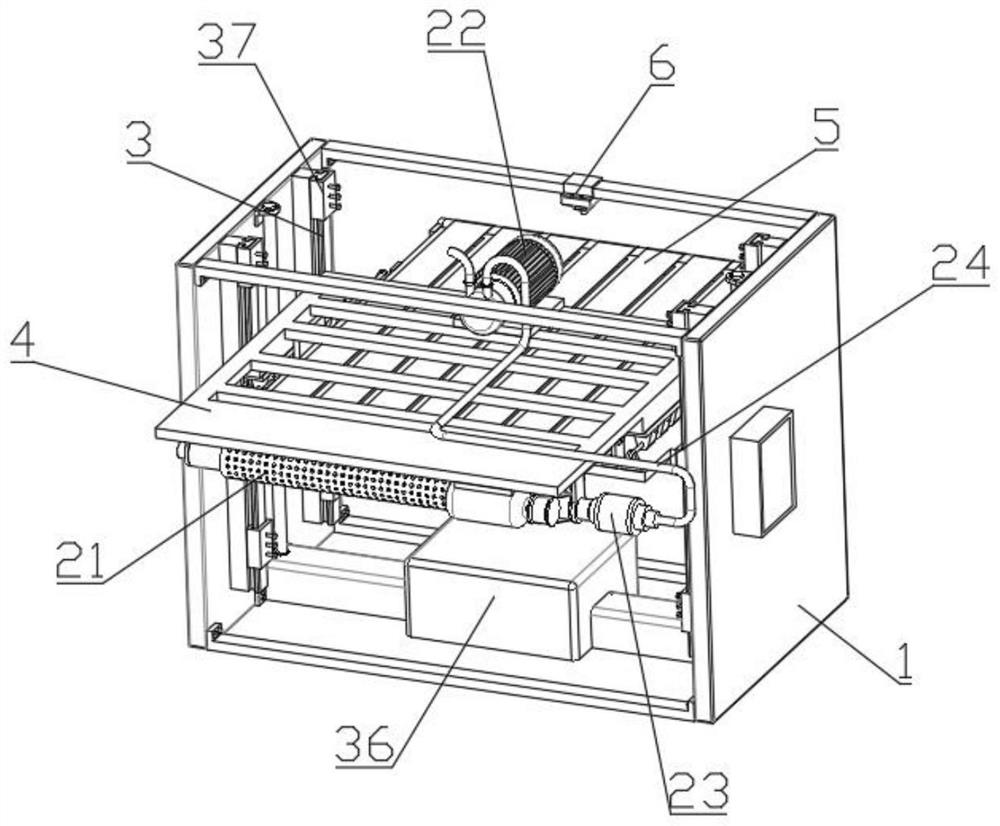 Automatic leather flattening method based on automatic leather flattening device