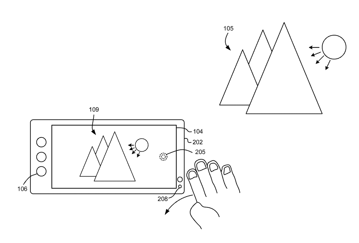 Capturing a stable image using an ambient light sensor-based trigger