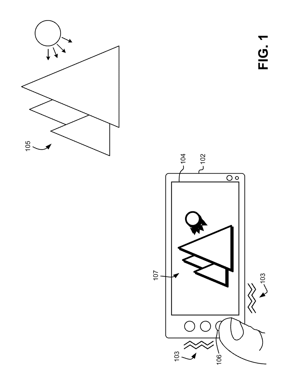 Capturing a stable image using an ambient light sensor-based trigger