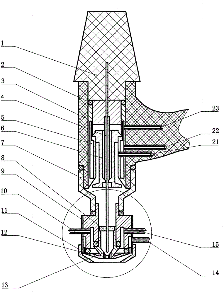 Plasma-arc welding device implemented by aid of TIG (tungsten inert gas) welding method