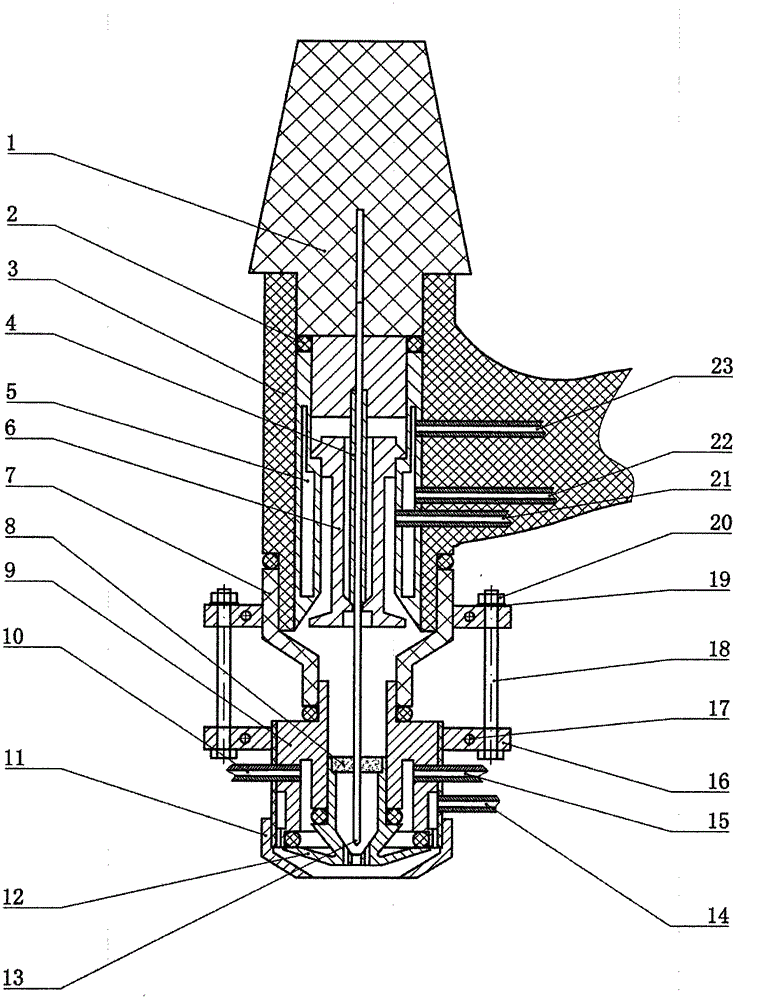 Plasma-arc welding device implemented by aid of TIG (tungsten inert gas) welding method