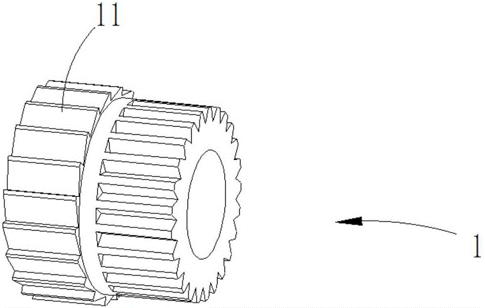 Centrifugal gear shifting device