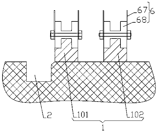 Scrapped automobile engine assembly dismantling and recycling non-polluting utilization device