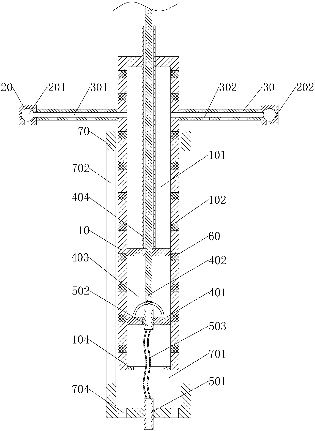 Planting frame with watering function