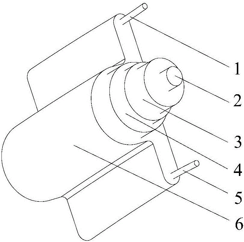 Intelligent photoelectric composite cable for monitoring local large deformation of structure and monitoring method