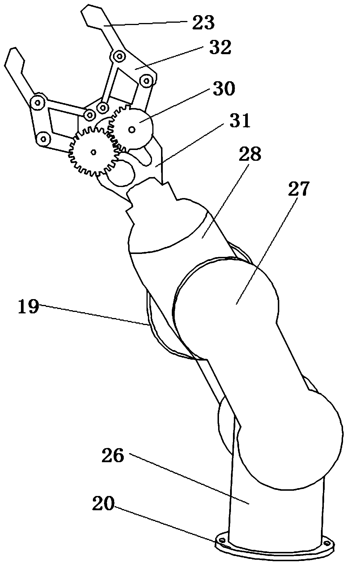 Steel tube fixed-distance movement device