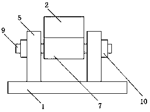 Brake device suitable for bearing refractory brick kiln car