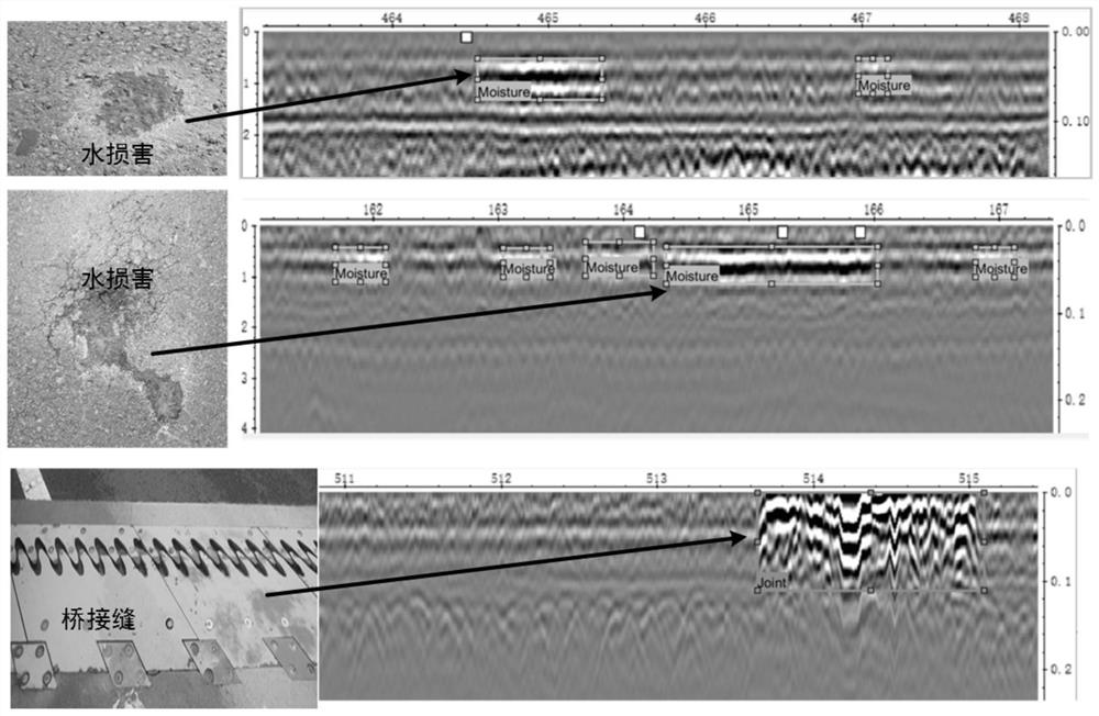 A water damage detection method for asphalt pavement based on self-adaptive selection of map gray scale