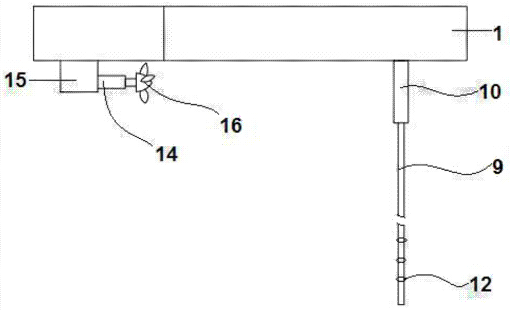 Optical cable fish luring device and fishing method