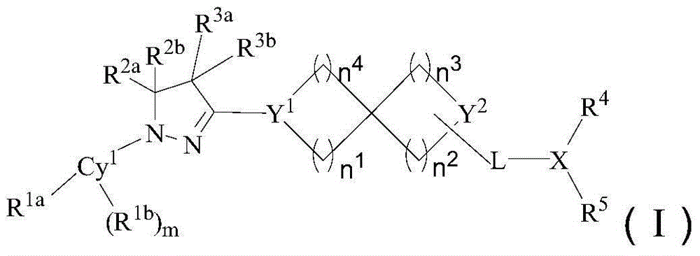 Spiro-containing dihydropyrazole compounds