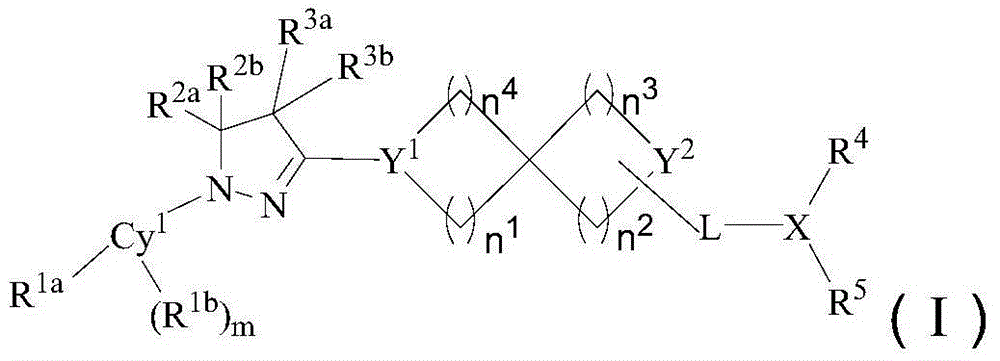 Spiro-containing dihydropyrazole compounds