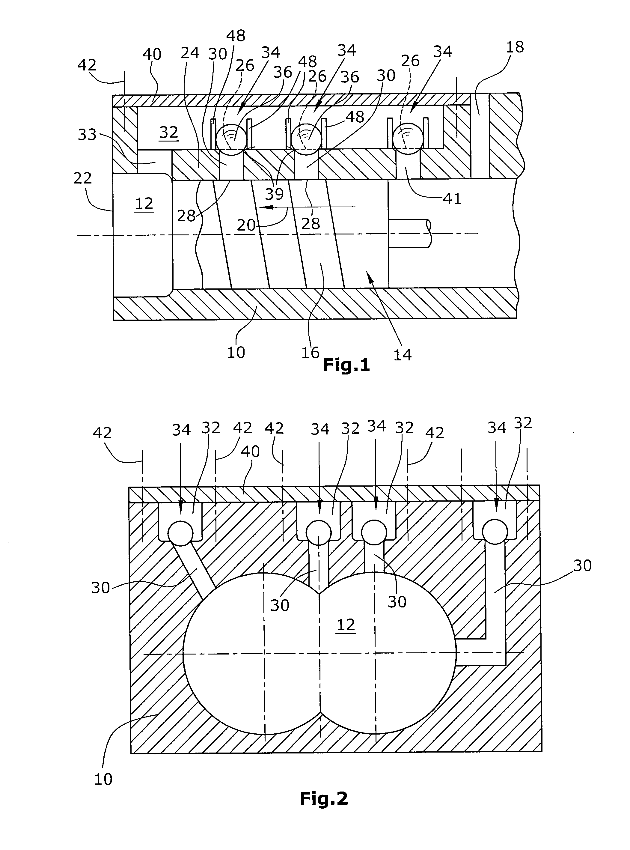 Screw-type vacuum pump