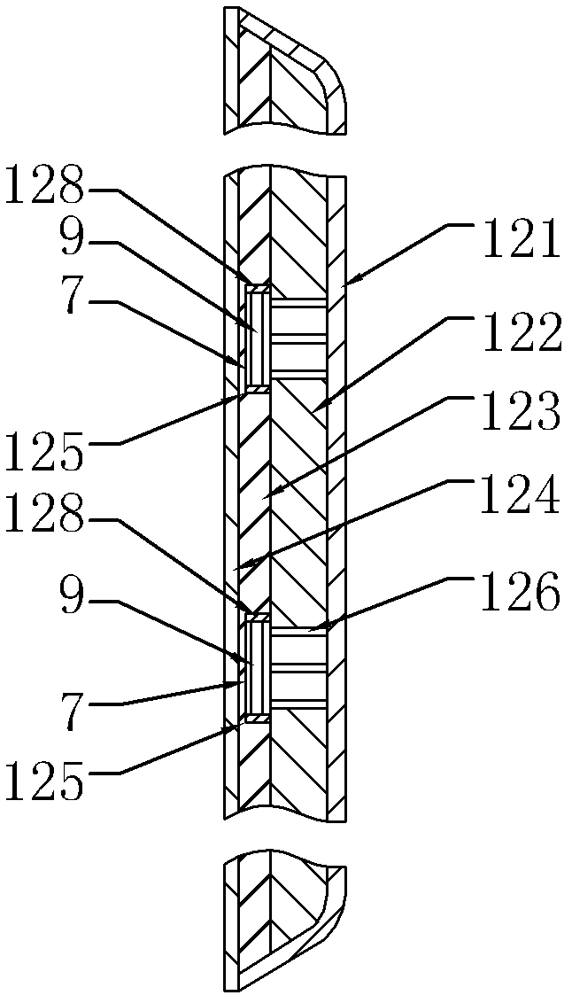 Contact-type ice hockey shooting training device based on gravity sensor