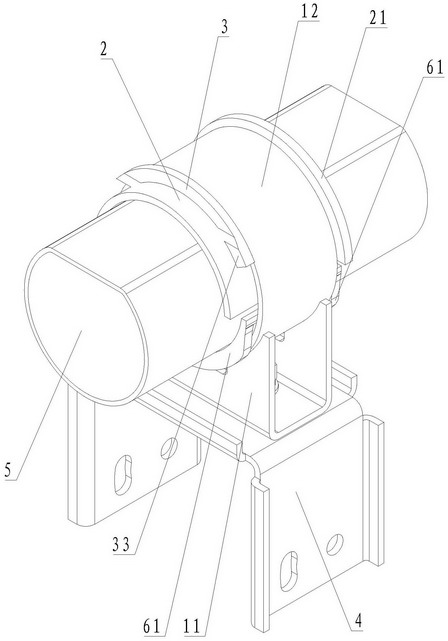 Main beam and bearing assembly of photovoltaic tracking support and photovoltaic tracking support