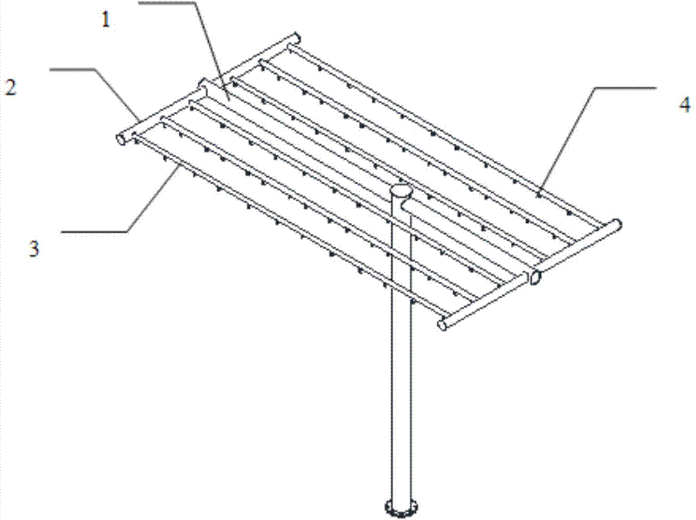 Sea water spraying system of sea water desalting device