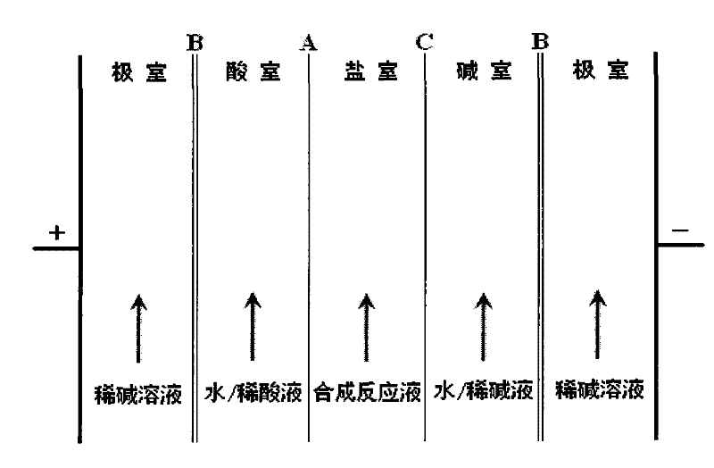 Method for extracting ascorbyl-2-phosphate through bipolar membrane electrodialysis