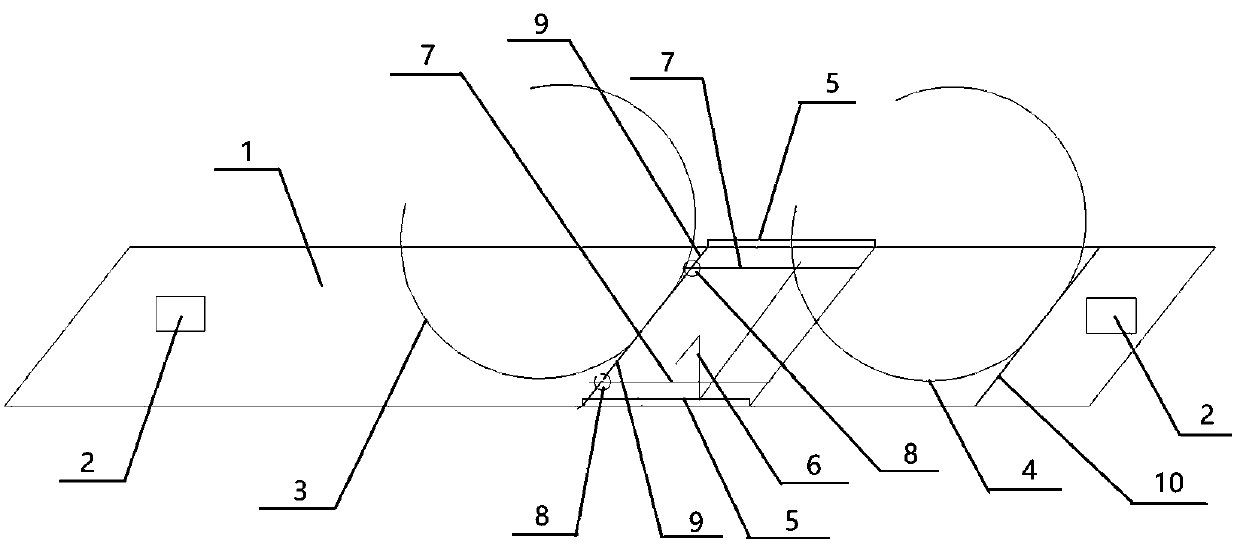 Large corrugated pipeline butt-joint device