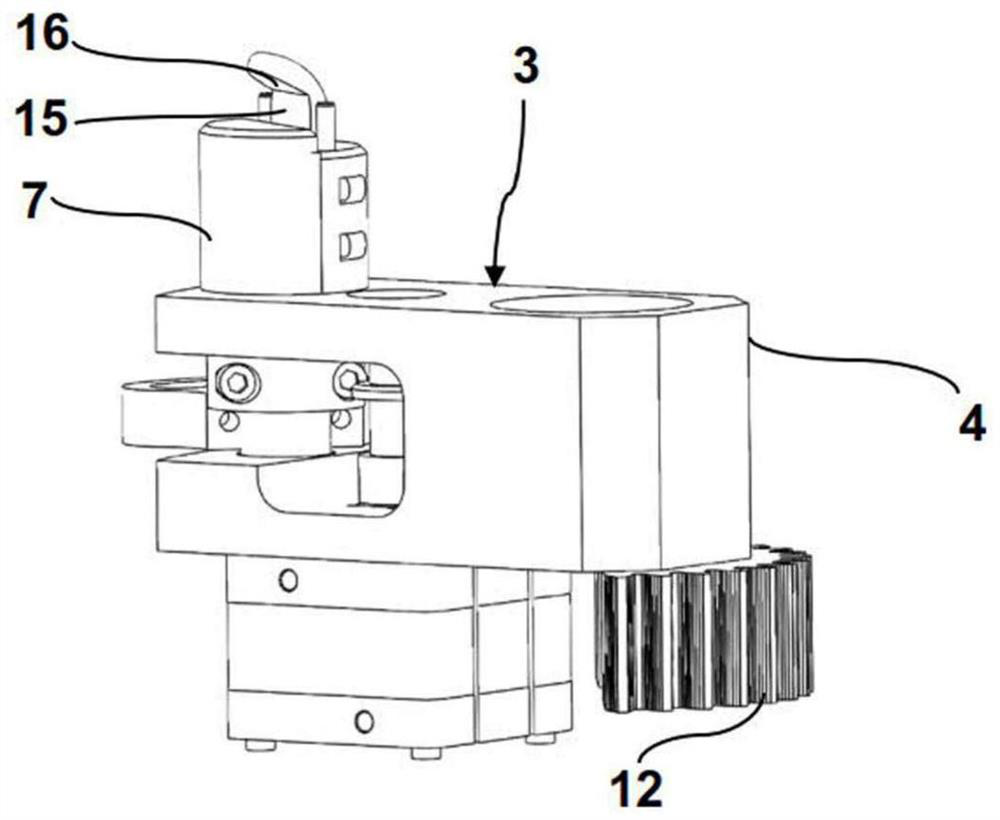 Device for tensioning a rim of a vehicle wheel