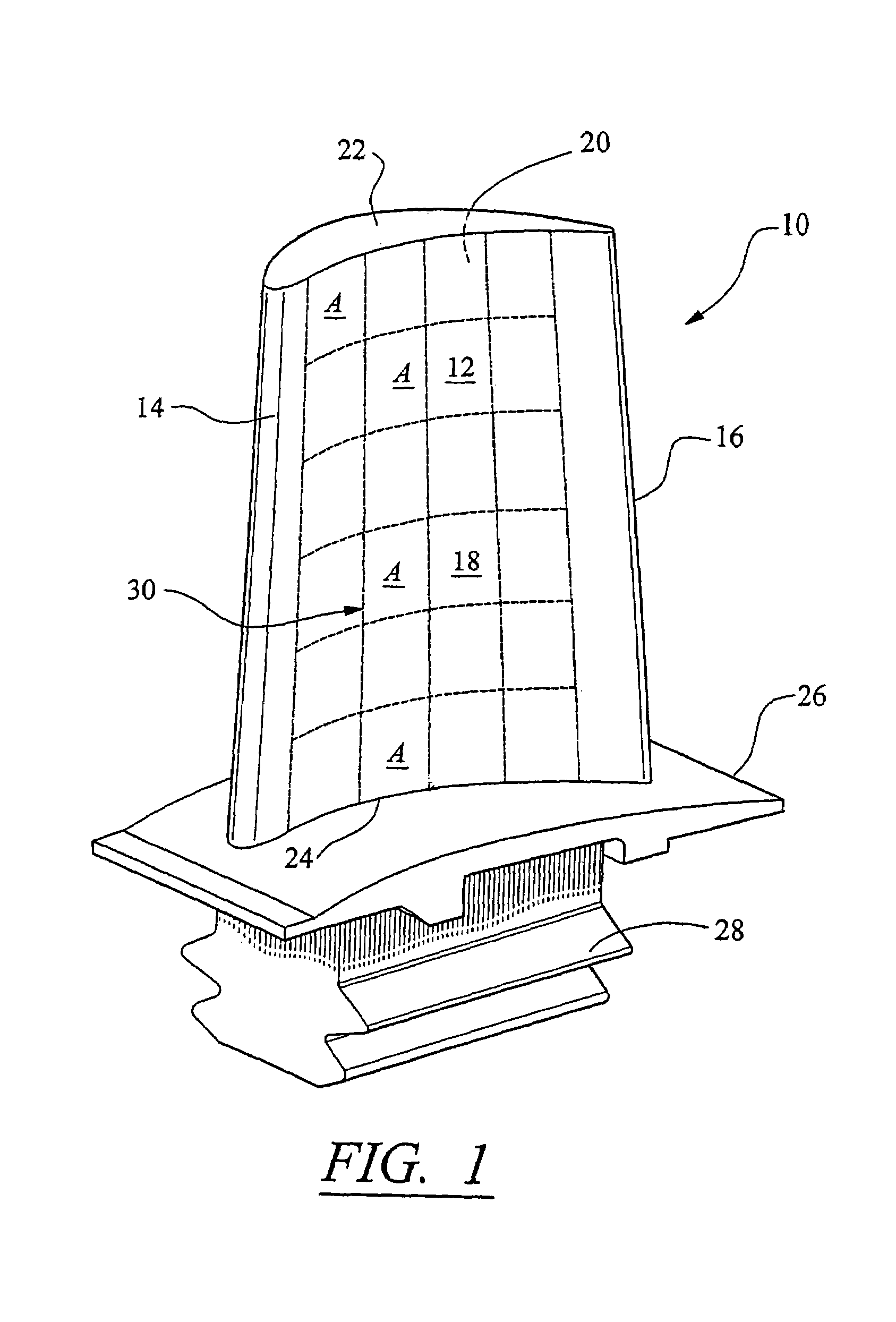 Vortex cooling of turbine blades