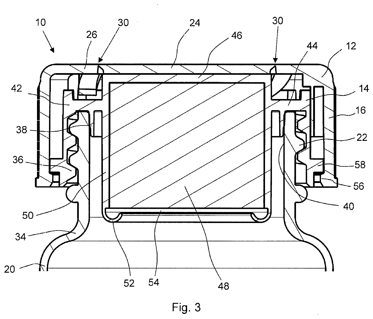 Tamper-evident closure, container with such closure and its use