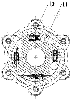 A kind of overrunning clutch with speed control power master-slave commutation