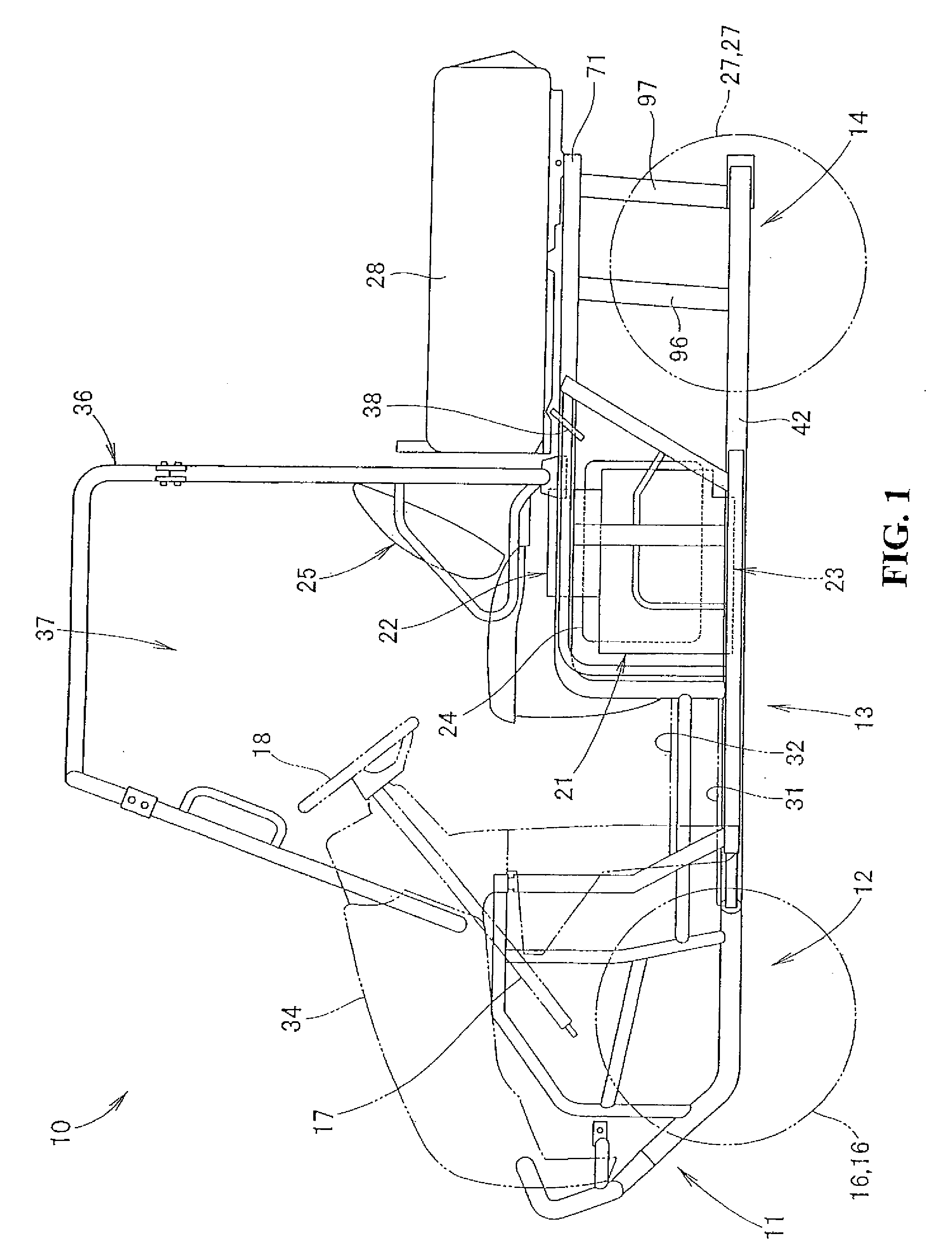 Vehicle frame structure