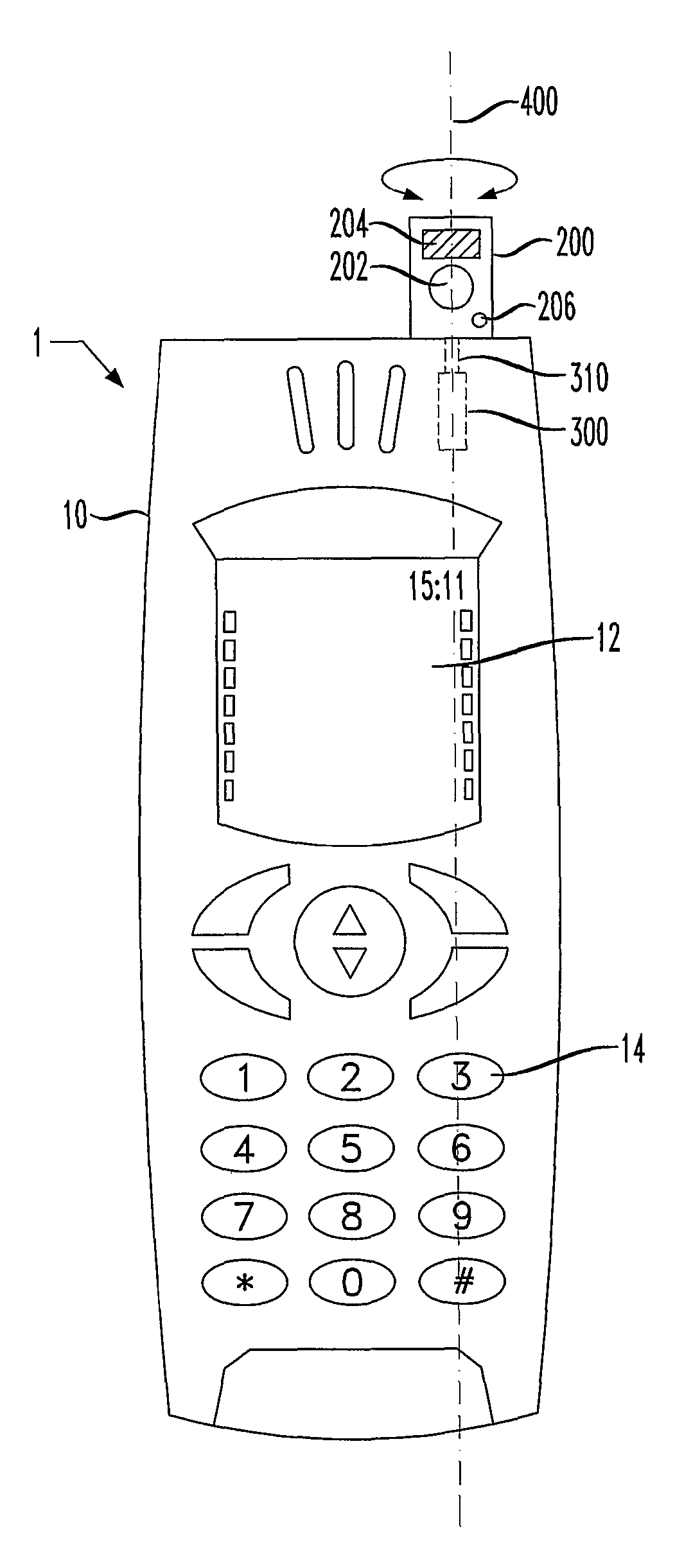 Mobile communication device having panoramic imagemaking capability